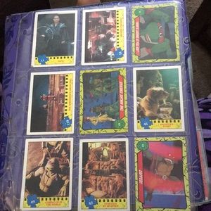 1989 Vintage Ninja turtles cards